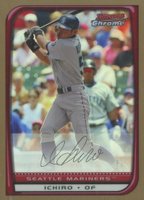 2008 Bowman Chrome #176 Ichiro Gold Refractor Baseball Card