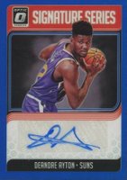 2018 Panini Donruss Optic Signature Series #DAY DeAndre Ayton Blue Basketball Card