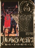1999 Upper Deck Authenticated 22KT Gold # Michael Jordan Jordan Retires Basketball Card