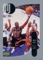 1998 Upper Deck International MJ Stickers #54 Michael Jordan Basketball Card