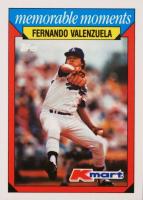 1988 K-Mart #31 Fernando Valenzuela Baseball Card