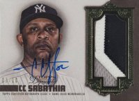 2019 Topps Dynasty Autograph Patches #CC5 CC Sabathia Baseball Card