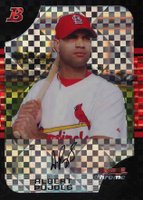 2005 Bowman Chrome #105 Albert Pujols X-Fractor Baseball Card