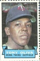 1969 Topps Stamps # Tony Oliva Baseball Card