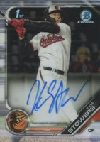 2019 Bowman Draft Chrome Draft Picks Autograph #CDAKS Kyle Stowers Baseball Card