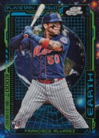2023 Topps Cosmic Chrome Planetary Pursuit #5 Francisco Alvarez Earth Baseball Card