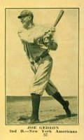 1917 Standard Biscuit #57 Joe Gedeon Baseball Card
