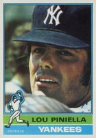 1976 Topps #453 Lou Piniella Baseball Card