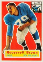 1956 Topps #41 Roosevelt Brown Football Card