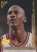 1996 Stadium Club Gallery Player's Private Issue #10 Michael Jordan Basketball Card
