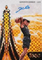 2024 Panini Select in Flight Signatures #IFSKEY Keyonte George Gold Prizm Basketball Card