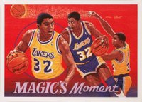 1991 Upper Deck #29 Magic's Moment Basketball Card