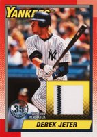 2025 Topps 1990 Topps Baseball Relics #T90RDJ Derek Jeter Baseball Card