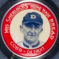 1924 Mrs. Sherlock Bread Pins # Ty Cobb Baseball Card