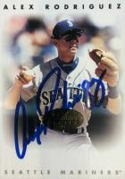 1996 Leaf Signature Autographs # Alex Rodriguez Gold Baseball Card