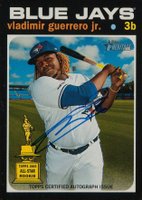 2020 Topps Heritage Real One Autograph #VG Vladimir Guerrero Jr. Baseball Card