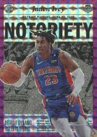 2022 Panini Mosaic Notoriety #7 Jaden Ivey Purple Basketball Card