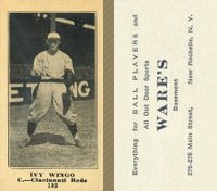1916 Wares #193 Ivy Wingo Baseball Card