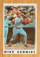 1987 Topps Mini League Leaders #30 Mike Schmidt Baseball Card