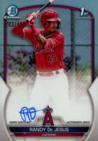 2023 Bowman Chrome Prospect Autographs #CPARD Randy de Jesus Refractor Baseball Card