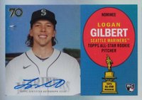 2021 Topps All-Star Rookie Cup Rookie Autographs #LG Logan Gilbert Baseball Card