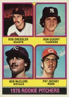 1976 O-Pee-Chee #599 Rookie Pitchers Baseball Card