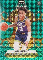 2023 Panini Mosaic #251 Keyonte George Teal Basketball Card