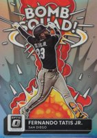 2022 Panini Donruss Optic Bomb Squad #BS5 Fernando Tatis Jr. Holo Baseball Card