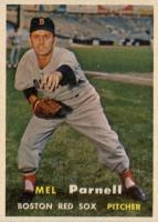 1957 Topps #313 Mel Parnell Baseball Card