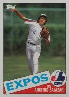 1985 Topps #154 Argenis Salazar Baseball Card