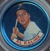 1965 Old London Coins # Al Kaline Baseball Card