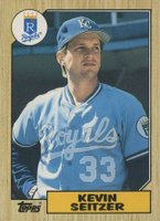 1987 Topps Traded #111T Kevin Seitzer Baseball Card