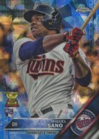 2016 Topps Chrome Sapphire Edition #78 Miguel Sano Baseball Card