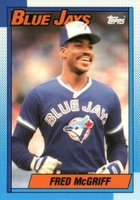 1990 Topps Tiffany #295 Fred McGriff Baseball Card