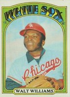 1972 Topps #15 Walt Williams Baseball Card