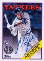 2023 Topps Update 1988 Topps Baseball Autograph #AV Anthony Volpe Baseball Card