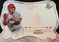 2014 Bowman Platinum Cutting Edge Stars  #MTR Mike Trout Baseball Card