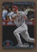 2024 Topps #27 Mike Trout Gold Baseball Card