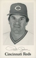 1984 Cincinnati Reds Postcards # Pete Rose Baseball Card
