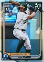 2024 Bowman Draft #BDC56 Nick Kurtz Chrome-Refractor Baseball Card