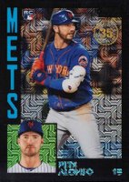 2019 Topps Silver Pack 1984 Chrome Promo  #24 Pete Alonso Black Refractor Baseball Card