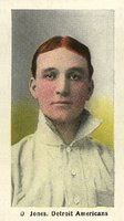 1910 Sporting Life # Davy Jones Pastel Background Baseball Card