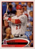 2012 Topps Update #US144 Mike Trout At Bat Baseball Card