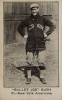 1922 American Caramel--Series of 120 ! RB # Joe Bush Baseball Card
