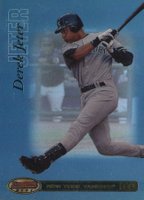 2007 Bowman's Best #2 Derek Jeter Blue Baseball Card