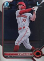 2022 Bowman Chrome Prospects #BCP245 Matt Mclain Baseball Card