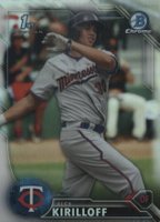 2016 Bowman Draft  #BDC90 Alex Kirilloff Chrome-Refractor Baseball Card