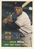 1997 Topps Willie Mays #9 1957 Topps Reprint Baseball Card
