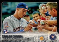 2015 Topps Update #US251 Carlos Correa Black Baseball Card