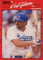 1990 Donruss #368 Kirk Gibson Born May, 25 Baseball Card
